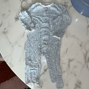 blue baa baa baby modal magnetic me footie